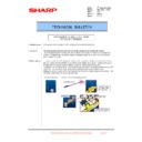 Sharp MX-3500N, MX-3501N, MX-4500N, MX-4501N (serv.man107) Technical Bulletin