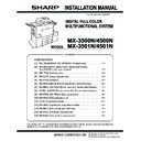 Sharp MX-3500N, MX-3501N, MX-4500N, MX-4501N (serv.man11) Service Manual