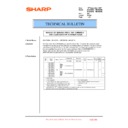 Sharp MX-3500N, MX-3501N, MX-4500N, MX-4501N (serv.man110) Technical Bulletin