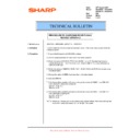 Sharp MX-3500N, MX-3501N, MX-4500N, MX-4501N (serv.man112) Technical Bulletin