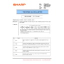 Sharp MX-3500N, MX-3501N, MX-4500N, MX-4501N (serv.man118) Technical Bulletin