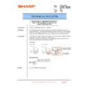 Sharp MX-3500N, MX-3501N, MX-4500N, MX-4501N (serv.man119) Technical Bulletin