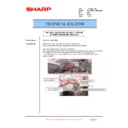 Sharp MX-3500N, MX-3501N, MX-4500N, MX-4501N (serv.man120) Technical Bulletin