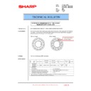 Sharp MX-3500N, MX-3501N, MX-4500N, MX-4501N (serv.man126) Technical Bulletin