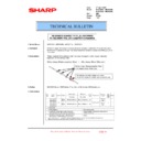 Sharp MX-3500N, MX-3501N, MX-4500N, MX-4501N (serv.man129) Technical Bulletin