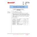 Sharp MX-3500N, MX-3501N, MX-4500N, MX-4501N (serv.man140) Technical Bulletin