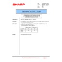 Sharp MX-3500N, MX-3501N, MX-4500N, MX-4501N (serv.man142) Technical Bulletin