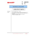 Sharp MX-3500N, MX-3501N, MX-4500N, MX-4501N (serv.man144) Technical Bulletin
