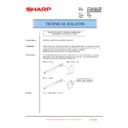 Sharp MX-3500N, MX-3501N, MX-4500N, MX-4501N (serv.man151) Technical Bulletin