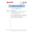 Sharp MX-3500N, MX-3501N, MX-4500N, MX-4501N (serv.man156) Technical Bulletin