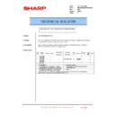 Sharp MX-3500N, MX-3501N, MX-4500N, MX-4501N (serv.man169) Technical Bulletin