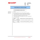 Sharp MX-3500N, MX-3501N, MX-4500N, MX-4501N (serv.man171) Technical Bulletin