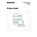 Sharp MX-3500N, MX-3501N, MX-4500N, MX-4501N (serv.man18) User Guide / Operation Manual