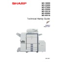 Sharp MX-3500N, MX-3501N, MX-4500N, MX-4501N (serv.man3) Handy Guide