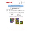 Sharp MX-3500N, MX-3501N, MX-4500N, MX-4501N (serv.man53) Technical Bulletin