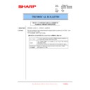 Sharp MX-3500N, MX-3501N, MX-4500N, MX-4501N (serv.man54) Technical Bulletin