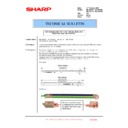 Sharp MX-3500N, MX-3501N, MX-4500N, MX-4501N (serv.man83) Technical Bulletin