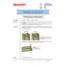 Sharp MX-3500N, MX-3501N, MX-4500N, MX-4501N (serv.man87) Technical Bulletin