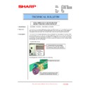 Sharp MX-3500N, MX-3501N, MX-4500N, MX-4501N (serv.man96) Technical Bulletin