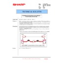 Sharp MX-4100N, MX-4101N, MX-5000N, MX-5001N (serv.man160) Technical Bulletin