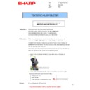 Sharp MX-4100N, MX-4101N, MX-5000N, MX-5001N (serv.man60) Technical Bulletin