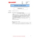 Sharp MX-4140N, MX-4141N, MX-5140N, MX-5141N (serv.man108) Technical Bulletin