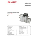 Sharp MX-4140N, MX-4141N, MX-5140N, MX-5141N (serv.man4) Handy Guide