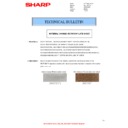 Sharp MX-4140N, MX-4141N, MX-5140N, MX-5141N (serv.man70) Technical Bulletin