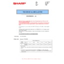 Sharp MX-5050N, MX-5050V, MX-5070N, MX-5070V, MX-6050N, MX-6050V, MX-6070N, MX-6070V (serv.man109) Technical Bulletin