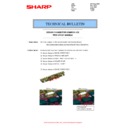 Sharp MX-5050N, MX-5050V, MX-5070N, MX-5070V, MX-6050N, MX-6050V, MX-6070N, MX-6070V (serv.man116) Technical Bulletin