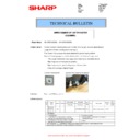 Sharp MX-5050N, MX-5050V, MX-5070N, MX-5070V, MX-6050N, MX-6050V, MX-6070N, MX-6070V (serv.man118) Technical Bulletin