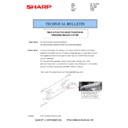 Sharp MX-5050N, MX-5050V, MX-5070N, MX-5070V, MX-6050N, MX-6050V, MX-6070N, MX-6070V (serv.man88) Technical Bulletin