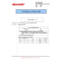 Sharp MX-5500N, MX-6200N, MX-7000N (serv.man120) Technical Bulletin