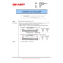 Sharp MX-5500N, MX-6200N, MX-7000N (serv.man144) Technical Bulletin