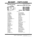 Sharp MX-5500N, MX-6200N, MX-7000N (serv.man77) Parts Guide