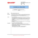 Sharp MX-6201N, MX-7001N (serv.man115) Technical Bulletin