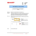 Sharp MX-6201N, MX-7001N (serv.man123) Technical Bulletin