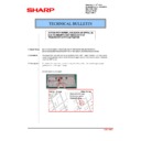 Sharp MX-6201N, MX-7001N (serv.man80) Technical Bulletin