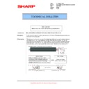 Sharp MX-6201N, MX-7001N (serv.man85) Technical Bulletin