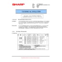 Sharp MX-6201N, MX-7001N (serv.man87) Technical Bulletin