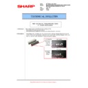 Sharp MX-6201N, MX-7001N (serv.man90) Technical Bulletin