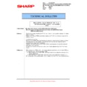 Sharp MX-6201N, MX-7001N (serv.man92) Technical Bulletin