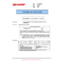 Sharp MX-6201N, MX-7001N (serv.man95) Technical Bulletin
