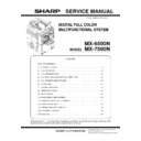 Sharp MX-6500N, MX-7500N (serv.man13) Service Manual