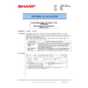 Sharp MX-6500N, MX-7500N (serv.man97) Technical Bulletin