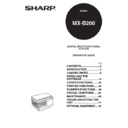 Sharp MX-B200 (serv.man8) User Guide / Operation Manual
