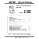 Sharp MX-B381, MX-B401 (serv.man8) Service Manual