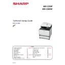 Sharp MX-C250, MX-C250E, MX-C250F, MX-C250FE, MX-C250FR, MX-C300F, MX-C300W, MX-C300WE, MX-C300A, MX-C300WR (serv.man2) Handy Guide