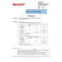 Sharp MX-C300P, MX-C300PE, MX-C300PL (serv.man17) Technical Bulletin
