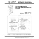 mx-cf10 service manual